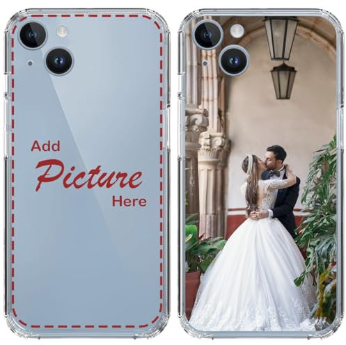 Handyhülle für das iPhone 14 Hülle selbst gestalten Silikonhülle Dein Bild Motiv Design Personalisierte Schutzhülle Silikon Case eigenes Foto individuell Bedrucken erstellen