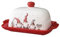 Zerodeko De Noel Noel Pour Noël Pot à Beurre En Assiette à Beurre Plateau à Beurre Support à Fromage Pour De Cuisine De Noël