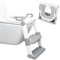Olmitos - Reductor adaptador WC con Escalera niños - Ajustable, Plegable y Antideslizante, con Asas de Agarre y Protección Contra Salpicaduras - Para Niños a Partir de 36 Meses -Hasta 75kg