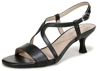 LifeStride Womens Nolita Heeled Sandal Black 8.5 M