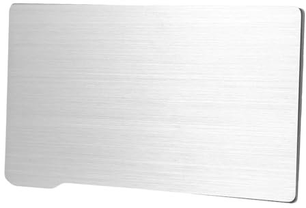 KICHOUSE Druckerstahlplatte Platte Bauen 3d-druckerteile Heiße Bettplatte 3d Drucker Zubehör Brett Für Heißes Bett Heißbett-stahlplatte Bauplatte Für 3d-drucker 3d-druckerplattform Silver