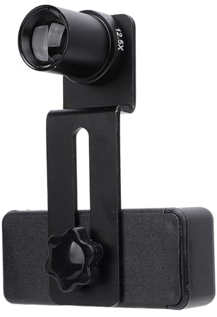 Mikroskop Objektiv Handy Adapter, Mikroskop Smartphone Kamera Adapter, Kompatibel mit 23,2 Mm Okulartubus, für Smartphones 70 Bis 90 Mm