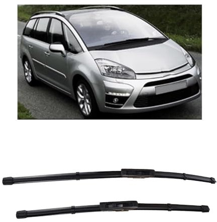 YJTYC Escobilla Limpiaparabrisas para Citroen C4 Grand Picasso / C4 Picasso MK1 08-13, Limpiaparabrisas Delantero Ventana Coche Cepillos Lluvia Coche Accesorios