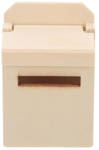 VICASKY Mini Mailbox Woodsy Decor Miniature Mailbox Playhouse Furniture Models Miniature Mini House Furniture Miniature Dollhouse Accessories Doll House Accessories Decoration