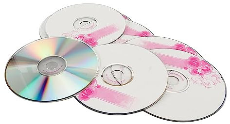 10/50 Pezzi CD-R Vergini, CD Vergini per Masterizzare Musica, 730 MB 52X CD Vergini Registrabili con Custodia Protettiva per Archiviare Immagini Digitali Musica Dati (10PCS)
