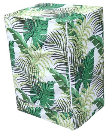 Gatuida Housse Pour Machine à Laver Étanche Avec Fermeture Éclair Protection Solaire Pour Lave-linge à Tambour Résistante Réutilisable Pour Balcon Et Salle De Bain