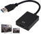 Huybaa Adaptador USB a HDM1, Cable USB 3.0/2.0 a HDM1, Audio Video Adaptador HD 1080P Video Graphic Cable Convertidor para PC, Laptop HDTV TV Compatible con Windows XP/10/8/7