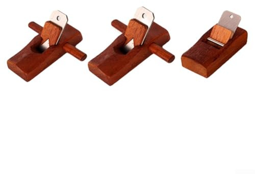 Handhobel aus Holz für die Holzbearbeitung, perfektes Trimmwerkzeug für Tischler und Heimwerker mit Klinge (100 mm)