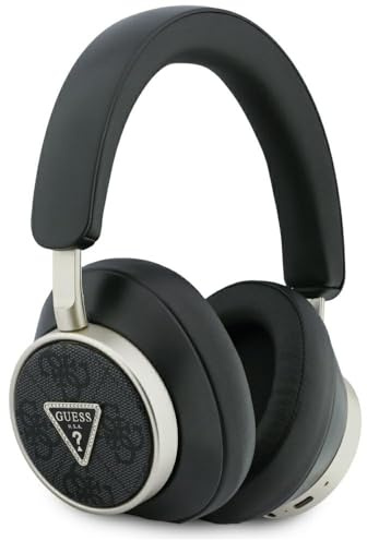 CG MOBILE Guess 4G Triangle Logo Bluetooth ENC Over-Ear-Kopfhörer (Schwarz)
