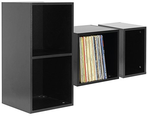 Hartleys Black Vinyl Record Storage Box
