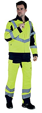 LAFONT Lutea Warnschutzjacke, Gelb/Marineblau, Größe L, Gelb / Marineblau, 46