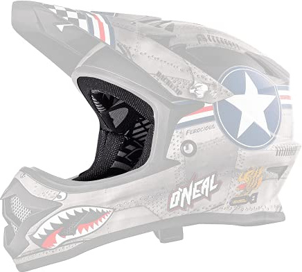 O'NEAL Lining & Cheek Pads Backflip Youth Kinder Helm Innenfutter & Wangenpolster schwarz Oneal