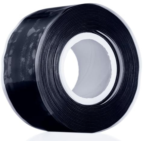 Nastro auto sigillante sigillante riparazione auto sigillante, YoiYee Nastro autoalgamante auto siliconico multiuso per tubo idraulico e perdite tubo flessibile acqua, cavi elettrici, 300x25x 0.71mm