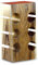 Kinaree Holz Weinregal und Beistelltisch - 51cm Flaschenhalter - Blumenständer mit Flaschenhalterung