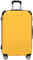BEIBYE Zwillingsrollen Hardcase Reisekoffer Koffer Trolleys Hartschale in XL-L-M in 14 Farben (Gelb, Mittler Koffer (66cm))