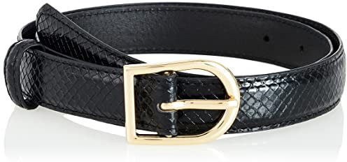Pieces Women's PCMERLE Jeans Belt Gürtel, Schwarz, 85