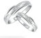 Whoiy Damen Ringe Tresor, Engagement Ring Man 925er Sterling Silber Mattiert Fertig Kostenlos Graviert Partner Geschenke Liebesbeweiß