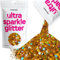 Hemway Ultra Sparkle Glitter - Copper Holographic | 100g Multi Size Metallic Flakes for Resin & Epoxy Crafts | Supplies for Tumblers, Festival, Hair, Face, Body, Eye & Nail Art Decoration