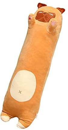 Langes Husky Stofftier Hund Kuscheltier, 110cm Lange Plüsch Kissen Nette Plüsch Tier Spielzeug Plüsch Weiche Umarmung Körperkissen, Geburtstagsgeschenke für Jungen und Mädchen