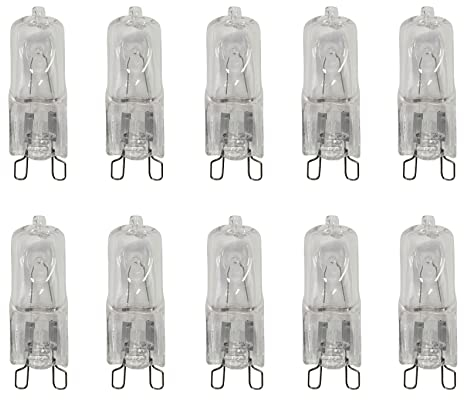 Provance 10x Stiftsockellampe G9 42 Watt 620 Lumen 2700K Halogen Leuchtmittel Stiftsockel