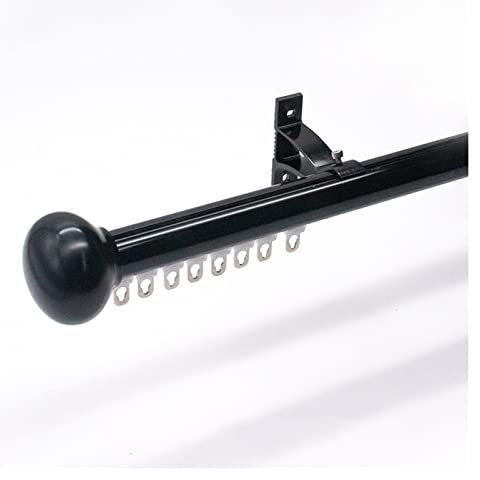 Gardinenschiene Mit Leisen Rollen, 5 Farben, Wandschiene Für Gardinen, Aluminium-Vorhangschienen-Set Für Etagenbetten, Wohnmobil, Vorhang, Duschvorhang, Raumteiler ( Color : C , Size : 110cm/3.6ft )