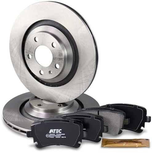 ATEC Germany Bremsenset Hinterachse inkl. Bremsscheiben Ø 330 mm Belüftet + | Kompatibel mit: AUDI A6 C6, A6 C6 Avant