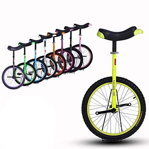 45,7 cm (18 Zoll) Einrad für Kinder und Erwachsene, rutschfeste Alufelge, Fitness-Heimtrainer mit verstellbarem Sitz, 8 Farben optional langlebig