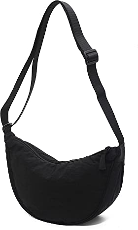 TTSAM Damen Halbmond Crossbody Schultertasche,Abnehmbarer Verstellbarer Schultergurt for Women Unterarmtasche Clutch Handtasche Messenger Bag für Frauen Dating Party Einkaufe