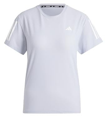 adidas Mujer Own The Run Base Tee, halo silver, L