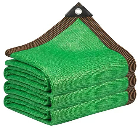 Exterieur Filet D'ombrage Vert 2x3m 2x5m 3x8m 4x4m 5x10m Toile D'ombrage 80% Voile D 'Ombrage Respirant Résistance À La Déchirure Filet Anti Chaleur pour Pergola Jardin Terrasse Balcon Camping (Size