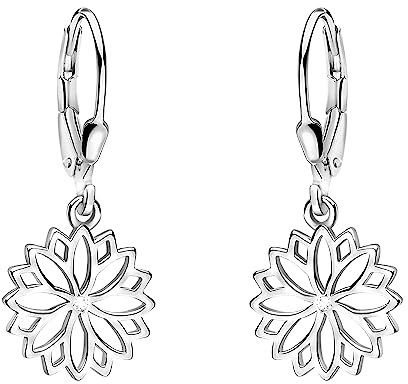 SOFIA MILANI - Damen Ohrringe 925 Silber - Blumen Ohrhänger - E2166
