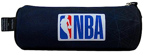 NBA Federmäppchen, offizielle Kollektion, National Basketball Association, 7 x 21 x 7 cm, Schwarz