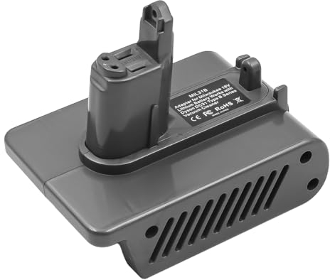 ZONADAH Adapter for Milwaukee DC31 Type B Battery Adapter 18V Battery to Replace for Dyson Type B DC31 DC34 DC35 DC44 DC45 Battery Adapter for Dyson Type B Vacuum Cleaners