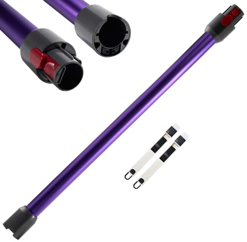 Cheerhom Tubo Telescópico para Compatible para Dyson V11 V10 V15 V8 V7 Tubo de Extensión Rígido Aspiradora Dyson 73 CM Conector de Liberación Tubos Rígidos Compatible para Dyson Aspiradoras Púrpura