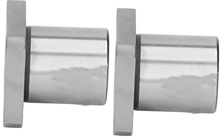2 Stück Linearflansch mit Quadratischem Flansch, Flanschkugellager, Linearkugellager mit Quadratischem Flansch, Kugellager, Linearbewegungsprodukte, Linearbewegung, 20 Mm