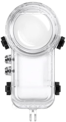 HUAYUWA Invisible 50M (164 pies) Funda de buceo compatible con cámara de acción Insta360 X3 Carcasa de fotografía subacuática para Insta 360 X3 Funda impermeable