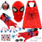 STFYUG 2 Stück Launcher Handschuh, Spiderm Launcher Handschuh, Spiderm Hero Handschuhe, Super Spider Launcher mit Maske und Aufkleber Cosplay Spiderm Handschuhe Spiderm Launcher Spielzeug (B)