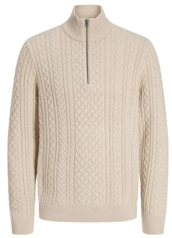 JACK & JONES Male Sweatshirt mit halbem Reißverschluss Sweatshirt mit halbem Reißverschluss
