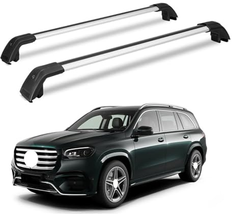 QMMMNH Dachträger, für Mercedes Benz EQE SUV (X294) 2022, Auto Dachreling Rack Lastenträger Querträger, Auto Zubehör