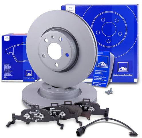 ATE Bremsenset Vorderachse inkl. Bremsschreiben vorne Ø318mm belüftet und