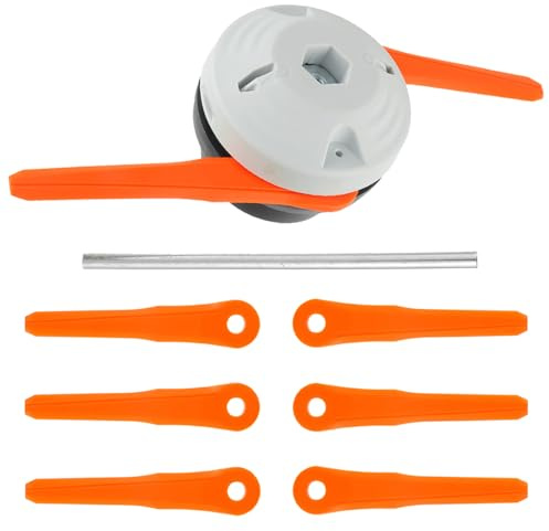HUAREW Polycut 6-2 Tête pour STIHL FSA60R FSA86R FS40 FS50 Débroussailleuse, Tete Faucheuse FSA 60 R Coupe Bordure FS 38 Tête Debroussailleuse Accessoires, Tête de fauche 4006-710-2137 avec 6 Lames