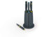 Joseph Joseph Elevate Knives 5 piece Carousel Set with rotating knife block, Japanese Stainless Steel - Opal/Black