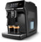 PHILIPS EP2224 / 40 Kaffeebohnen Espressomaschine mit Mahlwerk -12 Positionen-3 Temperaturen-1.8L Wassertank- 275g Bohnenbehlter, Schwarz
