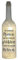 WB wohn trends LED-Flasche mit Motiv, Die kleinsten Pfoten hinterlassen die größten Spuren, grau, 29cm, Flaschen-Licht Glitzer-Flasche Leuchtflasche Lampe mit Text Spruch Trauer-Licht