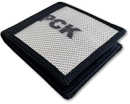 Roter Hahn 112 Feuerwehr Schlauch Geldbörse/Weiss/Portemonnaie Geldtasche Portjuchhe Brieftasche Geldbeutel / 125 x 95 x 20 mm/Original gebrauchtem Feuerwehrschlauch