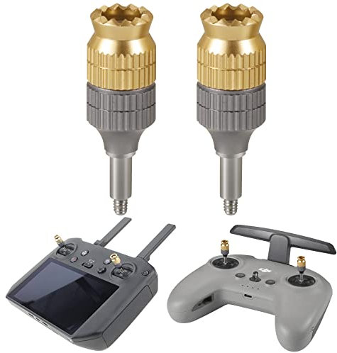 Hanatora Manette d'extension de télécommande pour DJI RC Pro, télécommande FPV 2, extension de contrôle en aluminium métallique