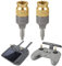 Hanatora Manette d'extension de télécommande pour DJI RC Pro, télécommande FPV 2, extension de contrôle en aluminium métallique