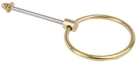 MMQGQ Antike Messing-Carving-türgriff, Einfachen Ringförmigen Türklopfer Für Holztür-Tor, Wohnkultur-zubehör(Size:11.5cm Diameter)