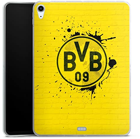 DeinDesign Silikon Hülle kompatibel mit Apple iPad Air 2020 (2020) Case Tablet Hülle BVB Borussia Dortmund Offizielles Lizenzprodukt