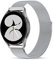 PIOWNN Armband kompatibel mit Samsung Galaxy Watch 6 5 4 40 mm 44 mm/Watch 6 4 Classic/Watch 5 Pro, Metallarmband 20 mm für Samsung Galaxy Watch Active 2/Watch 3 41 mm, Silber
